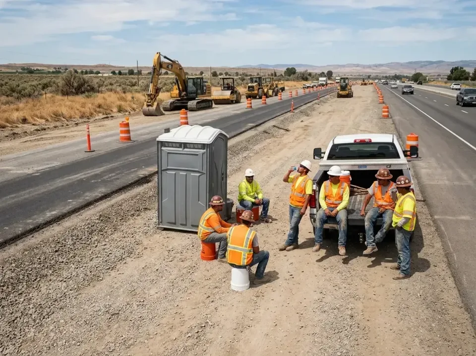 highway-road-construction-crew-007 — frequently asked questions, Porta Potty and Restroom Rentals in Miami Lakes, FL